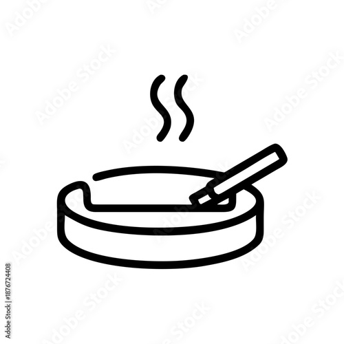 Ashtray smoking icon