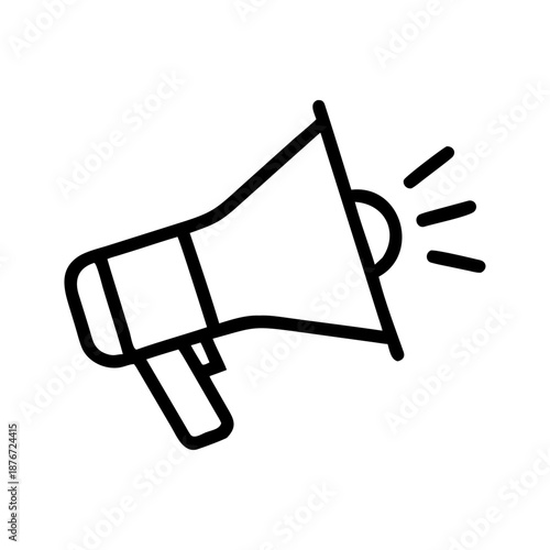 Pride Megaphone Protest Icon