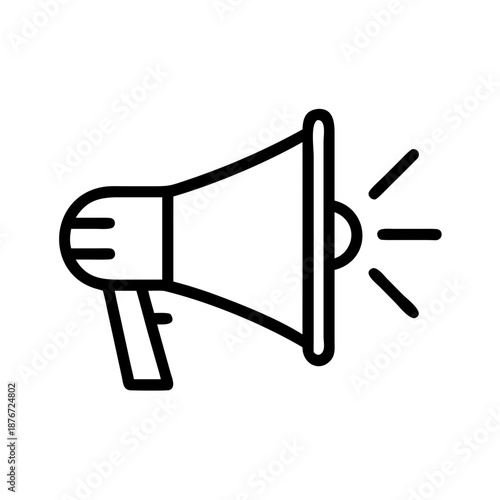 Pride Megaphone Protest Icon