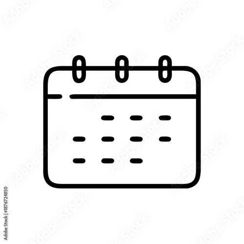 Monthly Calendar View Icon