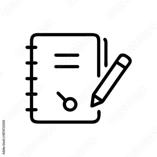 Homework Study Planner Icon