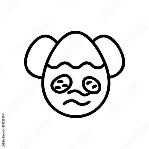 Easter Egg Omelet Food Icon