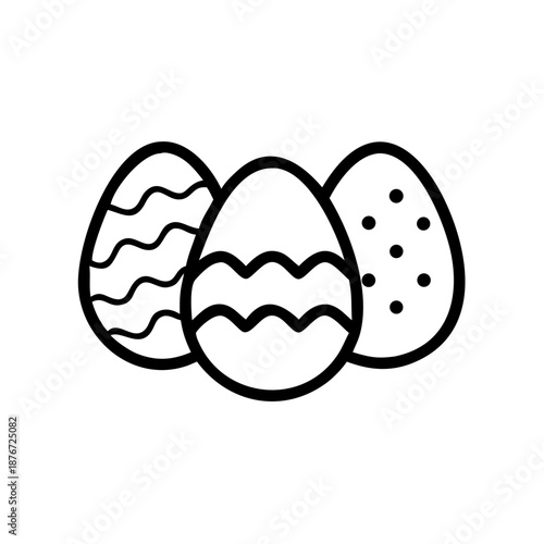 Decorated Easter Eggs Icon