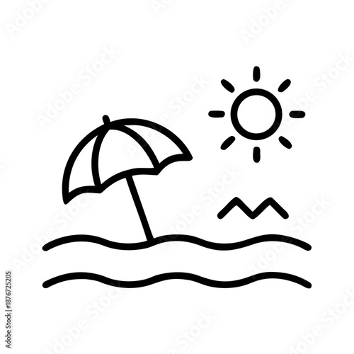 Beach Party Event Icon