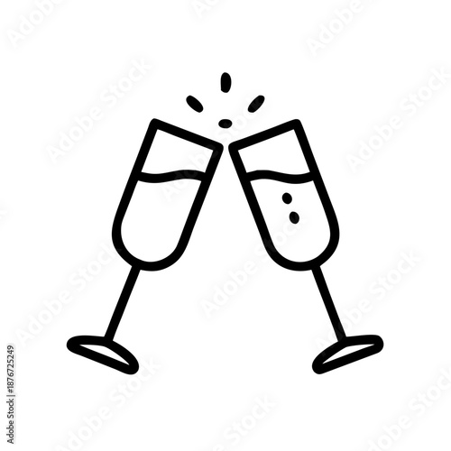 Champagne Glass Icon