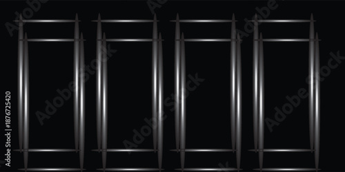 Colorful light trails, long time exposure motion blur effect. Red and blue glowing neon lights lines. Red blue special effect, speed police line. Magic of moving fast lines. Vector Illustration