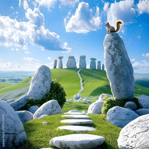 statue of buddha in the sky