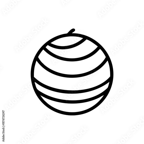 Yoga Ball Icon