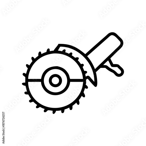 Circular Saw Tool Icon