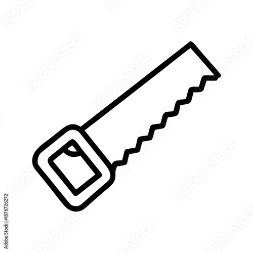 Hand Saw Tool Icon