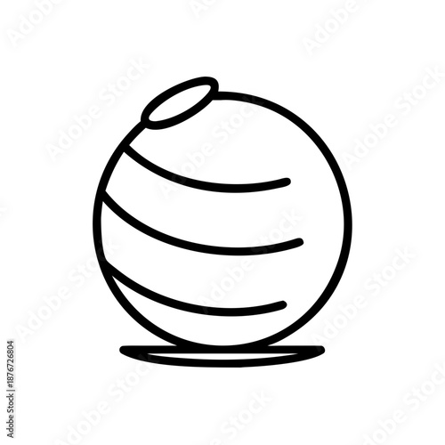 Yoga Ball Icon