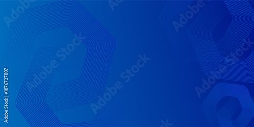 Abstract Hexagon Blue Tech Finance Fintech Background Abstract Pixel Pattern.