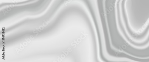 Elegant silver-gray abstract vector background with flowing satin-like waves and soft gradients, creating a smooth liquid texture ideal for luxury, modern, and minimalist visual designs.