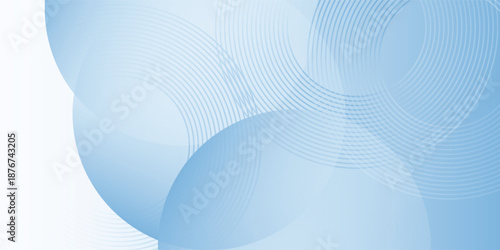 Abstract white background with black circle rings. Futuristic technology concept. vector illustration eps10