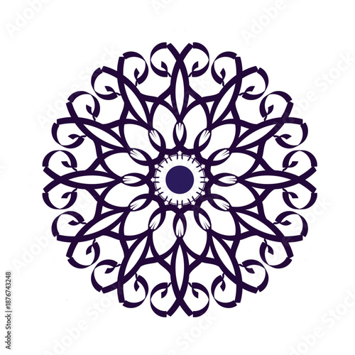 ornamental round lace ornament