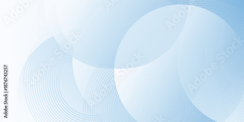 Abstract white background with black circle rings. Futuristic technology concept. vector illustration eps10