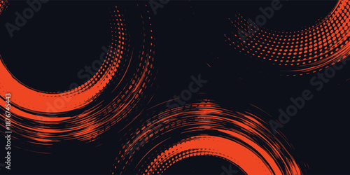 Tire tracks, motorbike wheel or car tread marks, grunge vector. Bicycle or motocross road rally tire tracks, speed motorbike racing rubber track pattern, traction tires in red. Vector Illustration