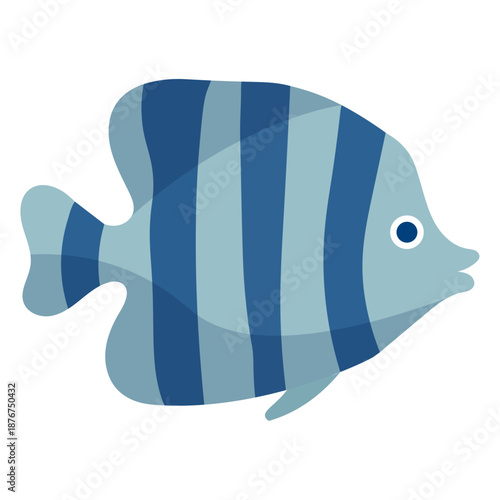Colorful Tropical Fish Underwater Vector