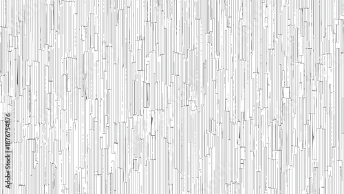 Vertical textured background with a dense arrangement of fine gray lines and rectangular shapes creating a ribbed or corrugated surface effect