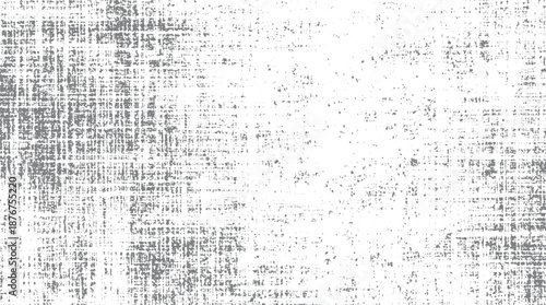 Grayscale textured background resembling woven fabric or distressed paper with a subtle grid pattern and irregular marks