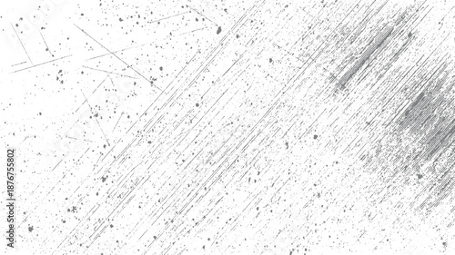 Textured background featuring diagonal scratches and scattered dots on a light grey canvas with a grunge aesthetic