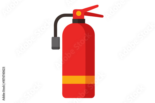 fire extinguisher isolated on white