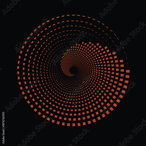 Foto Popsicle colour spiral round vector design