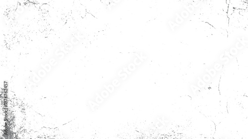 Cracked and weathered white background with grey grunge texture and subtle linear imperfections, a vintage aesthetic