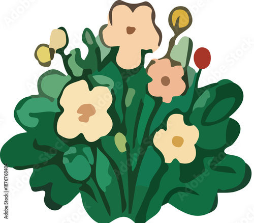 teddy bear with flowers