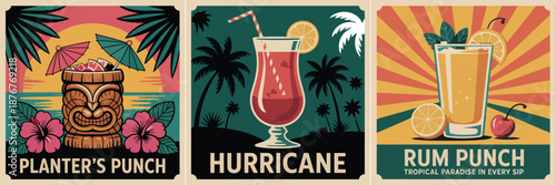 Tropical Punch Recipes Planter's Punch, Hurricane, and Rum Punch Cocktails