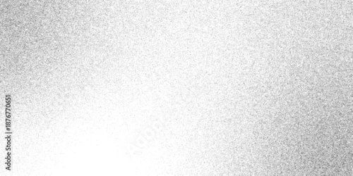 Fototapeta samoprzylepna Stippled grain halftone overlay and Rough grunge sand dots backdrop Gritty distressed. Retro spray grit and charcoal ink form abstract dot work design. Black stippled noise background particles