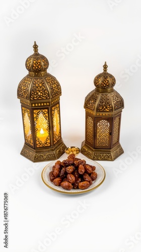 Decorative lanterns with dates