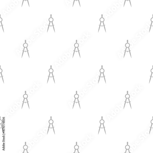 School Divider seamless pattern isolated on white background