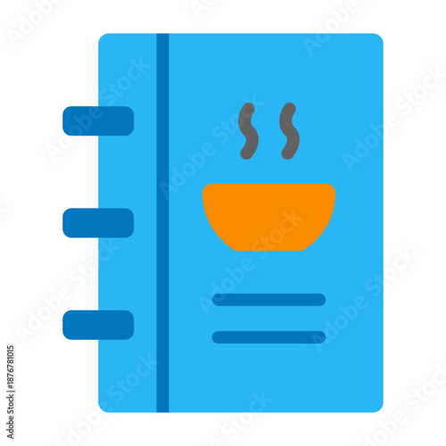Recipe Book Vector Flat Icon Design