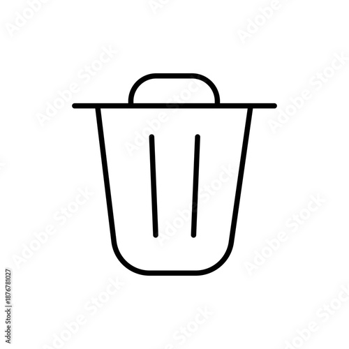 Trash bin icon