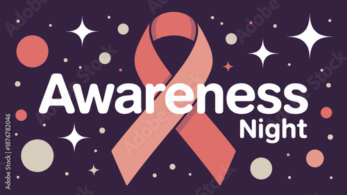 Awareness night Vector