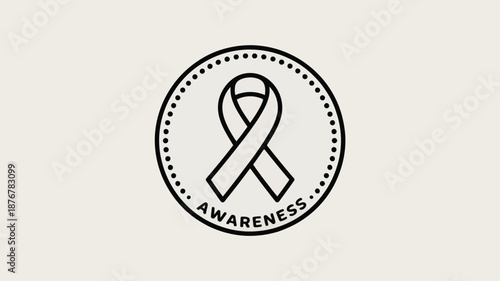 Awareness ribbon symbol Vector