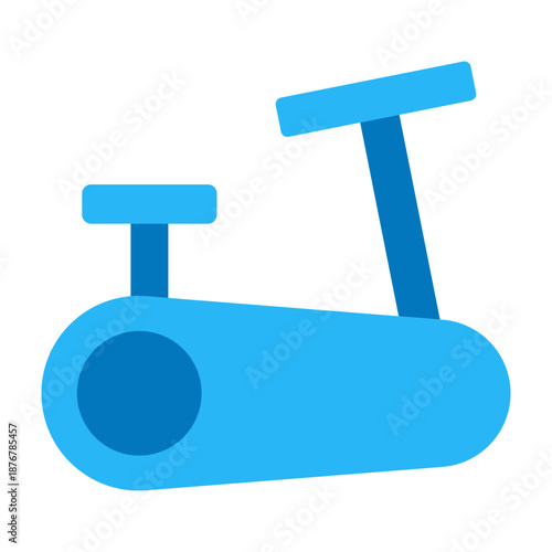 Elliptical Trainer Vector Flat Icon Design