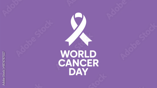 Celebrate world cancer day Vector