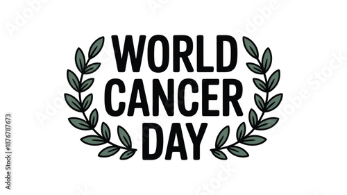 Celebrate world cancer day Vector