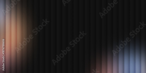 Futuristic Glass Distortion Gradient Background Featuring Icy Ribbed Texture, Vertical Wave Lines, Grain Effect, and Cool Neon Lighting. Glass, Abstract, Modern Backgrounds.