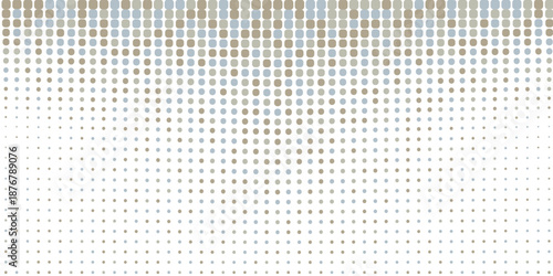 Simple Random Dot Texture with Silver Gradient Vector. Abstract banner design. Halftone vector background. Minimal geometric background. Vector illustration . Abstract halftone texture with dots.
