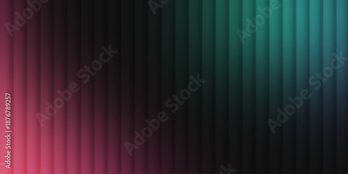 Futuristic Glass Distortion Gradient Background Featuring Icy Ribbed Texture, Vertical Wave Lines, Grain Effect, and Cool Neon Lighting. Glass, Abstract, Modern Backgrounds.