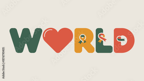World love symbol Vector