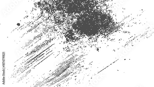 Grunge sketch texture overlay in black with subtle distressed grain for creative backgrounds and visual design