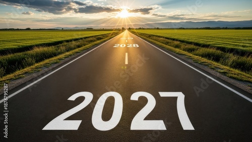 Wallpaper Mural Future Road 2027 A Journey Towards New Opportunities and Growth Torontodigital.ca