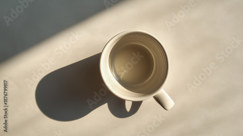 Wallpaper Mural A balanced and professional capture of elegant porcelain table setting: stylish display of cups, serving pieces, and dishes on a round table, featuring teacups, mugs, coffee cups, and plates. Torontodigital.ca