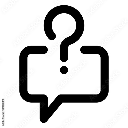 ask question vector icon