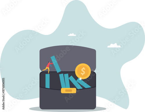 Stop loss or effort to avoid market crash or banking collapse, economic recession, problem prevention, help or rescue .about a man and his life.