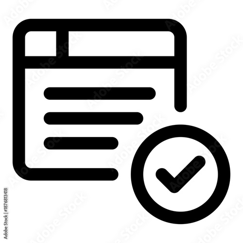 completed browser icon 